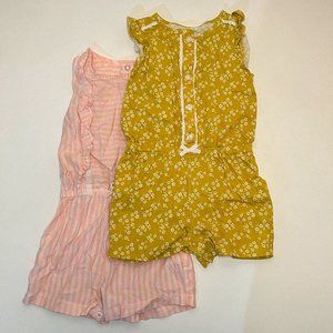 Set of 2 Carters Rompers